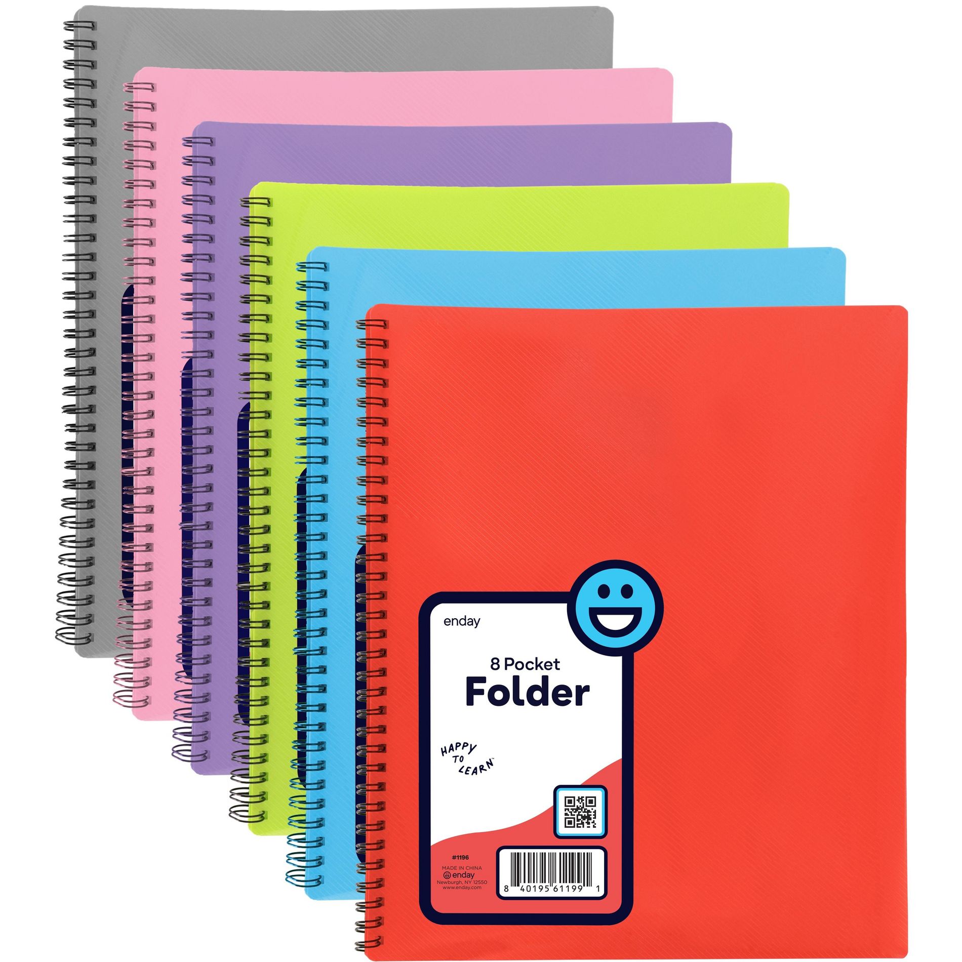 Enday 8 Pocket Folder