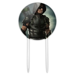 Arrow Tv Series Character Art Acrylic Cake Topper - 1 of 4