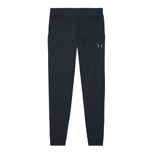 Dalix Butterfly Embroidered Jogger Pant Soft Fleece Relaxed Fit Lounge Womens - 1 of 4