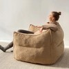 Teddy 43" Boucle Upholstered Bean Bag Couch For Adults and Kids,Khaki - 4 of 4