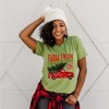 Simply Sage Market Women's Farm Fresh Christmas Trees Truck Short Sleeve Graphic Tee - 2 of 4