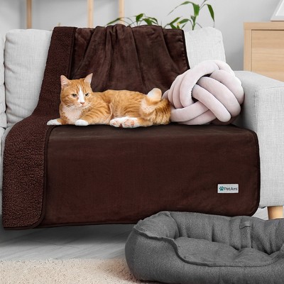 X-Large Brown Waterproof Reversible Dog Blanket