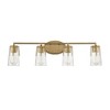 Savoy House Sacremento 4 - Light Vanity in  Black - 3 of 4