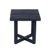 Dracelo Square End Table, Black - 2 of 4