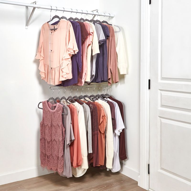 The Lakeside Collection Adjustable Closet Doubler, 4 of 9