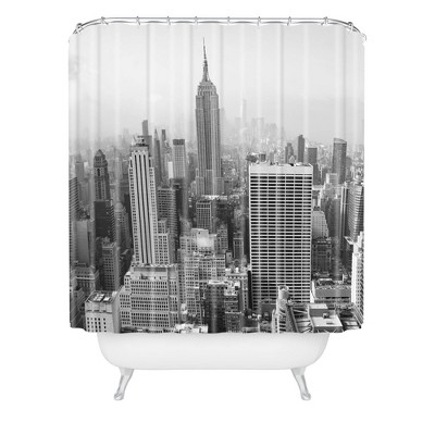 Bethany Young Photography In a New York State of Mind Shower Curtain Black/White - Deny Designs