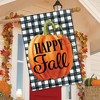 Briarwood Lane House Flag 40x28 For Outdoor Happy Fall Pumpkin Burlap For Fall House Flag - 4 of 4