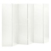 vidaXL Room Divider Freestanding Privacy Screen for Room Separation Steel - White 94.5" x 70.9" - 2 of 4