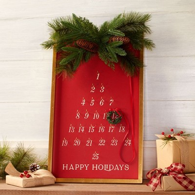 The Lakeside Collection Hanging Holiday Countdown Calendar