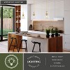 VAXCEL Beloit Farmhouse Kitchen Island Pendant Ceiling Light Clear Glass - 3 of 4