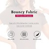 Sol Living Women's Bodysuit Seamless Casual Going Out Top Shirt Breathable Tops Tummy Control Shapewear Stretchy Basic Body Suits T Shirt Crew Neck - 2 of 4