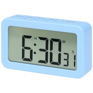Unique Bargains Digital Smart Battery Powered Snooze Home Decor Alarm Clock 3.3 x 2 x 0.8 Inches - 1 of 4