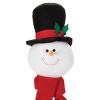 Plush Snowman Head Ornament (Set of 6) - 2 of 2