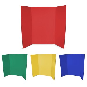 Flipside Products 36 x 48 1 Ply Primary Color Assortment - Pack of 4 (1 of each board: Blue, Yellow, Red, Green) - 1 of 4