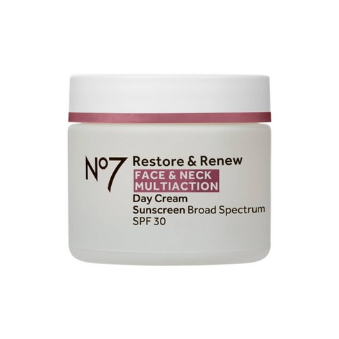 No7 Restore & Renew Multi Action Face & Neck Day Cream with SPF 30 - 1.69 fl oz - image 1 of 4