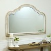 VIP Wood 42.75 in. Brown Ornamental Wall Mirror - 2 of 4