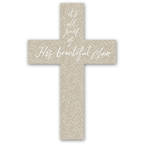 Creative Products His Beautiful Plan 11 x 16 Wood Cross - image 1 of 1