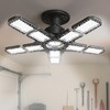 DORESshop  12 in. 180W Deformable LED Garage Light with 5 Adjustable Panels, 6500K Ultra Bright Shop Light for Workshop (2-Pack) - 2 of 4