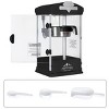 INFURNIC Popcorn Poppers 8 Oz Kettle Popcorn Maker with Warming Deck for Home Theater and Parties, Black, 10.83"*10.24"*19.69" - 3 of 4