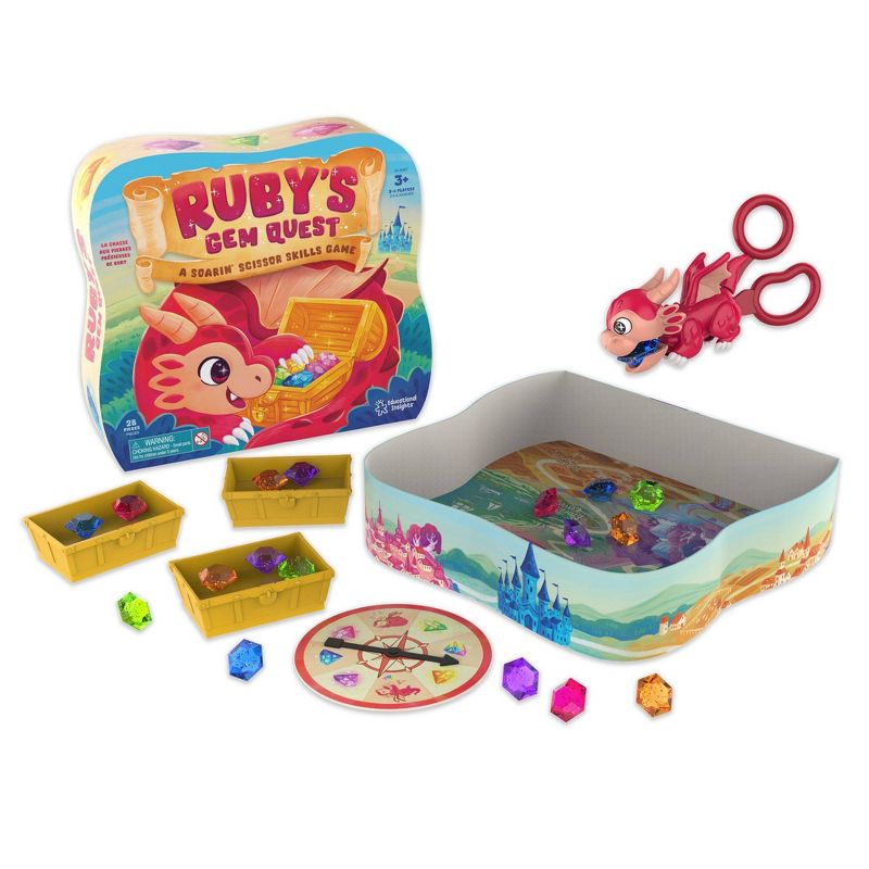 Educational Insights Ruby&#39;s Gem Quest - Soarin&#39; Scissors Skills Game, 1 of 4