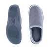 Isotoner Men's Microterry and Waffle Travis Hoodback Slipper - 3 of 4