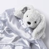 Bunny Small Security Blanket - Gray - Cloud Island™ - image 3 of 3