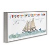 Stupell Industries Nautical Sailing Flags Educational Framed Giclee Art, Gray, 30" x 13" - 2 of 4