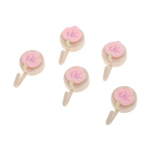 Unique Bargains Utility Tulip Hook Petals with Hook 1.97"x1.18" Petals with Hook 5 Pcs - 1 of 4