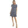 Harlow & Rose Womens Short Sleeve T-Shirt Swing Dress - 4 of 4