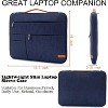 14 Inch Laptop Sleeve Bag, Slim Shockproof Handbag Case, Computer Carrying Cover Compatible with MacBook Air/Pro, Acer, Asus, Dell, HP, Blue - 4 of 4