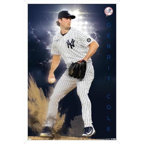 Trends International Mlb New York Yankees - Gerrit Cole 22 Framed Wall  Poster Prints White Framed Version 14.725 X 22.375 : Target