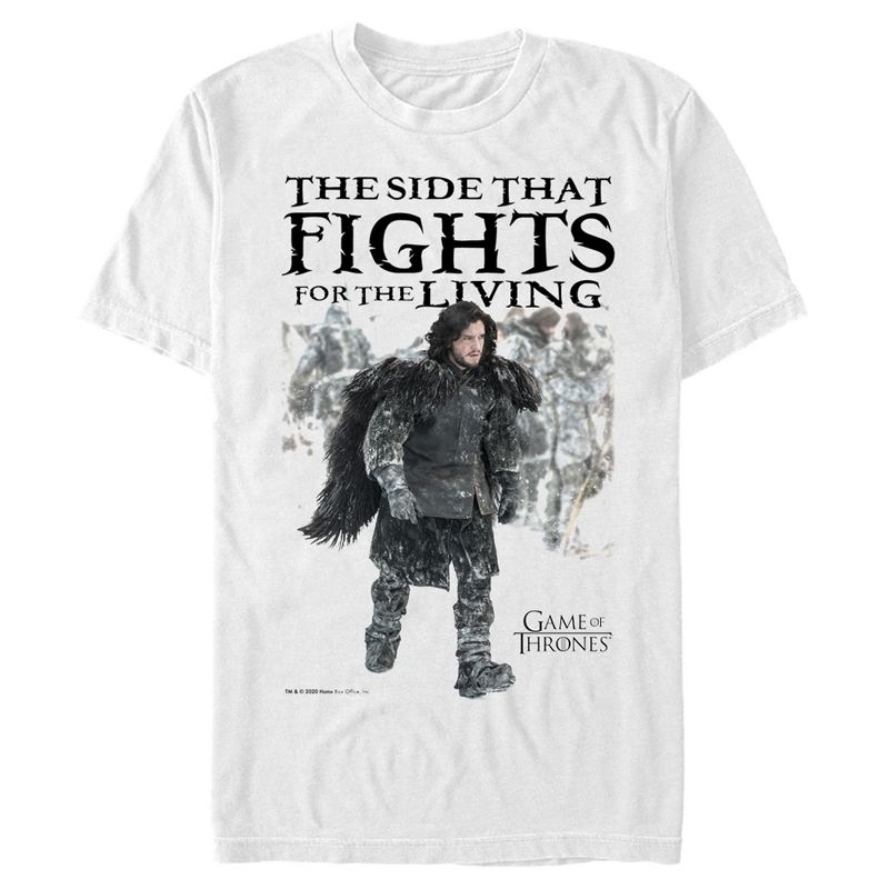 Men's Game of Thrones Night's Watch Fight for Living T-Shirt, 1 of 5