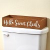 The Lakeside Collection Toilet Tank Topper Trays - Hello Sweet Cheeks - image 4 of 4