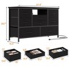 8 Drawer Dresser TV Stand for 55 inch TV, Wood Top Media Console with Storage Organizer for Bedroom Living Room Entryway - 3 of 4