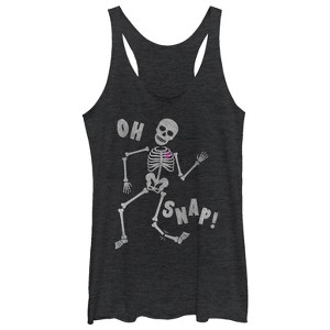 Women's Lost Gods Halloween Oh Snap Racerback Tank Top - 1 of 3