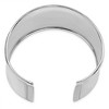 Black Bow Jewelry Sterling Silver 40mm Polished Concave Cuff Bracelet - 2 of 4