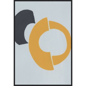 23" x 33" Quaternary Trilogy II by Regina Moore - Amanti Art: Modern Framed Canvas, Vertical Lithograph - 1 of 4