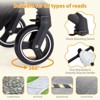 2-in-1 Convertible Baby Stroller with Bassinet Mode - Foldable Infant Pushchair, Toddler High Landscape,Reversible Stroller Seat - 4 of 4