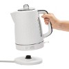 Starbeck 1.7 Liter (7 Cup) Cordless Electric Kettle with Auto Shut-Off Bright White: BPA-Free, Stainless Steel, 1500W - 4 of 4