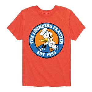 Boys' - Disney - The Founding Feather Short Sleeve Graphic T-Shirt - 1 of 4
