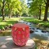 INFURNIC Pitaya Dragon Fruit Stool Side Table Home Decor Plant Stand Garden Indoor Outdoor Decoration Party Kid Gift Festival, Red, 11.8"*11.8"*13.78" - 2 of 4
