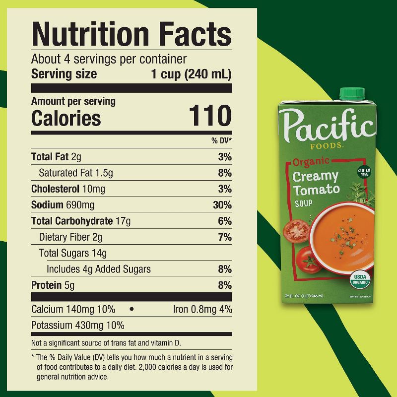 Pacific Foods Organic Gluten Free Creamy Tomato Soup - 32oz, 3 of 13