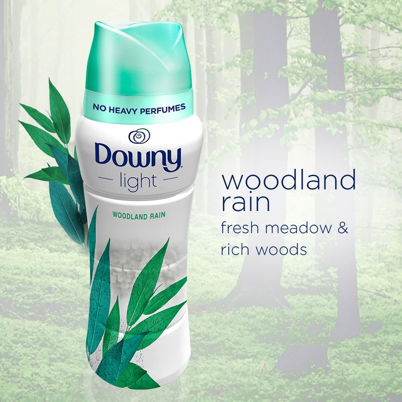 Downy Light Woodland Rain Scent Laundry Scent Booster Beads with No Heavy Perfumes - 24oz, 5 of 13