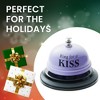 Juvale Novelty Ring for A Kiss, Service Bell for Valentine's Day Gift for Him & Her, Couples, Boyfriend & Girlfriend, 2.5 In - 4 of 4