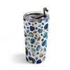 Ninola Design Watercolor Stains Blue Gold Travel Mug 20 oz Stainless Steel Travel Mug - Deny Designs - 2 of 4