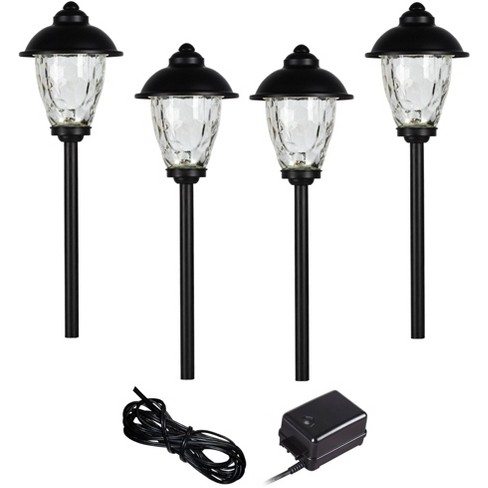 John Timberland Black LED Flood Light Landscape Kit