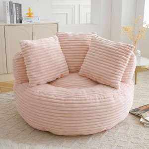 Corduroy Bean Bag Couch Oversized High Back,Bean Bag Sofa Chair with Filler for Living Room Bedroom,Large Bean Bag Chair for Gaming Home-Koiai - 1 of 4