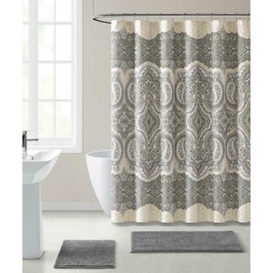 Kate Aurora French Chateau Paisley Chic Premium Fabric Shower Curtain - 1 of 1