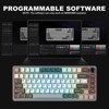 MaseiKar B75 PRO Wireless Mechanical Keyboard,75%Layout,Hot Swap Gasket Custom Structure,RGB Backlit,Bluetooth/Type-C/2.4G - 4 of 4