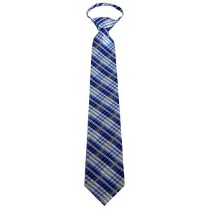 Men's Plaid 3.25 Inch W And 20 Inch L Zipper Neckties - 1 of 3